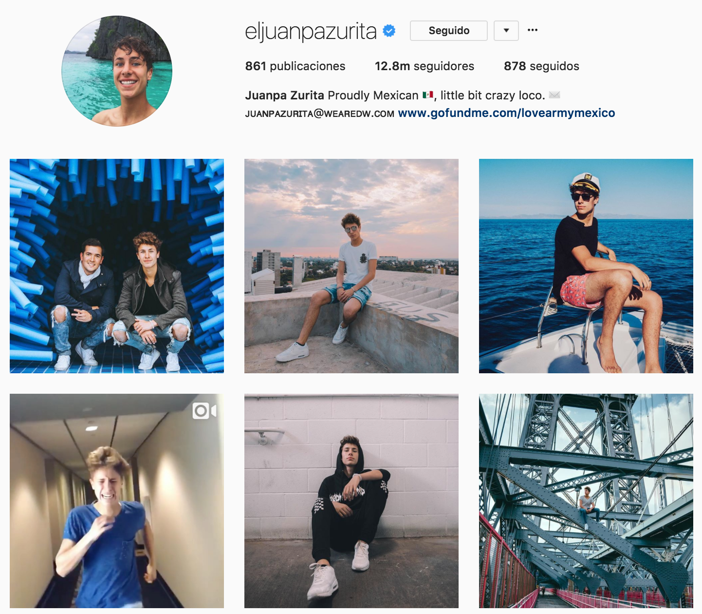 Juanpa Zurita - Influencer en Instagram