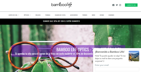 Lentes y Accesorios de Bambú y Madera _ Bamboo Life _ayuda