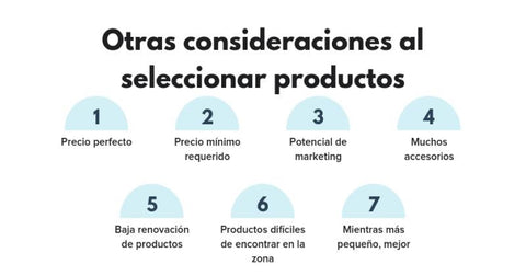 seleccionar productos de dropshipping