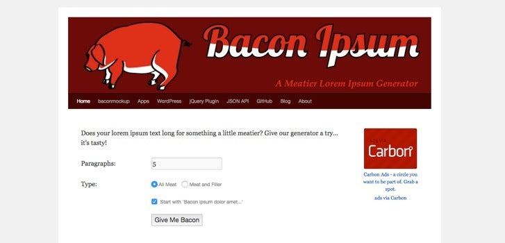 bacon ipsum_generador