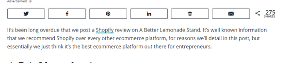 Lemonade stand crear artículo de blog afiliados rentable