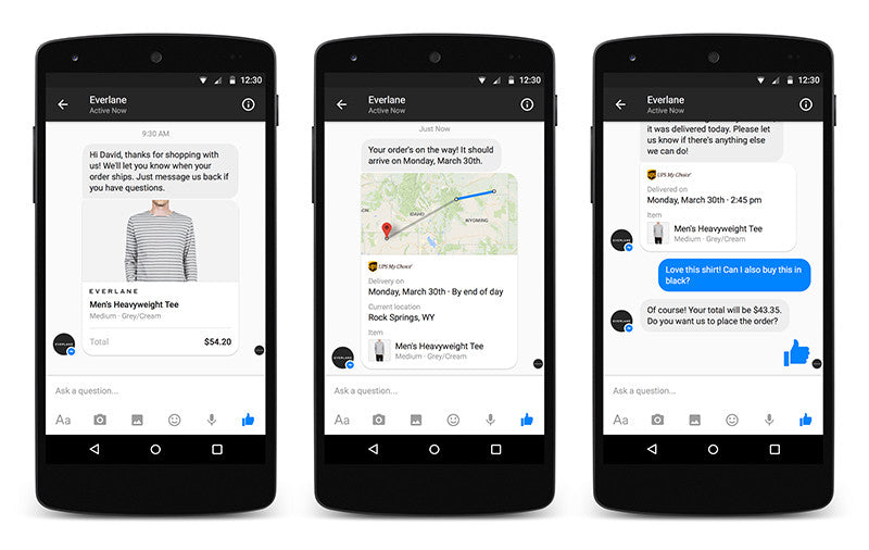 Facebook Messenger para Ecommerce