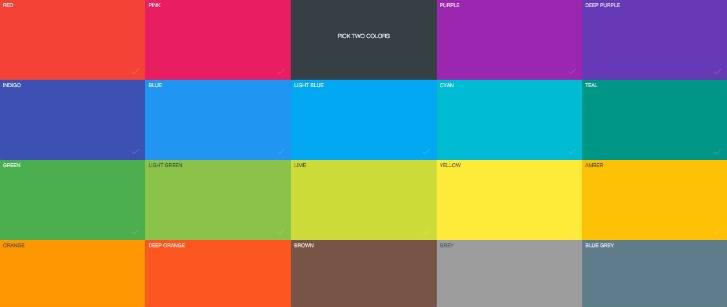 material palette_generador