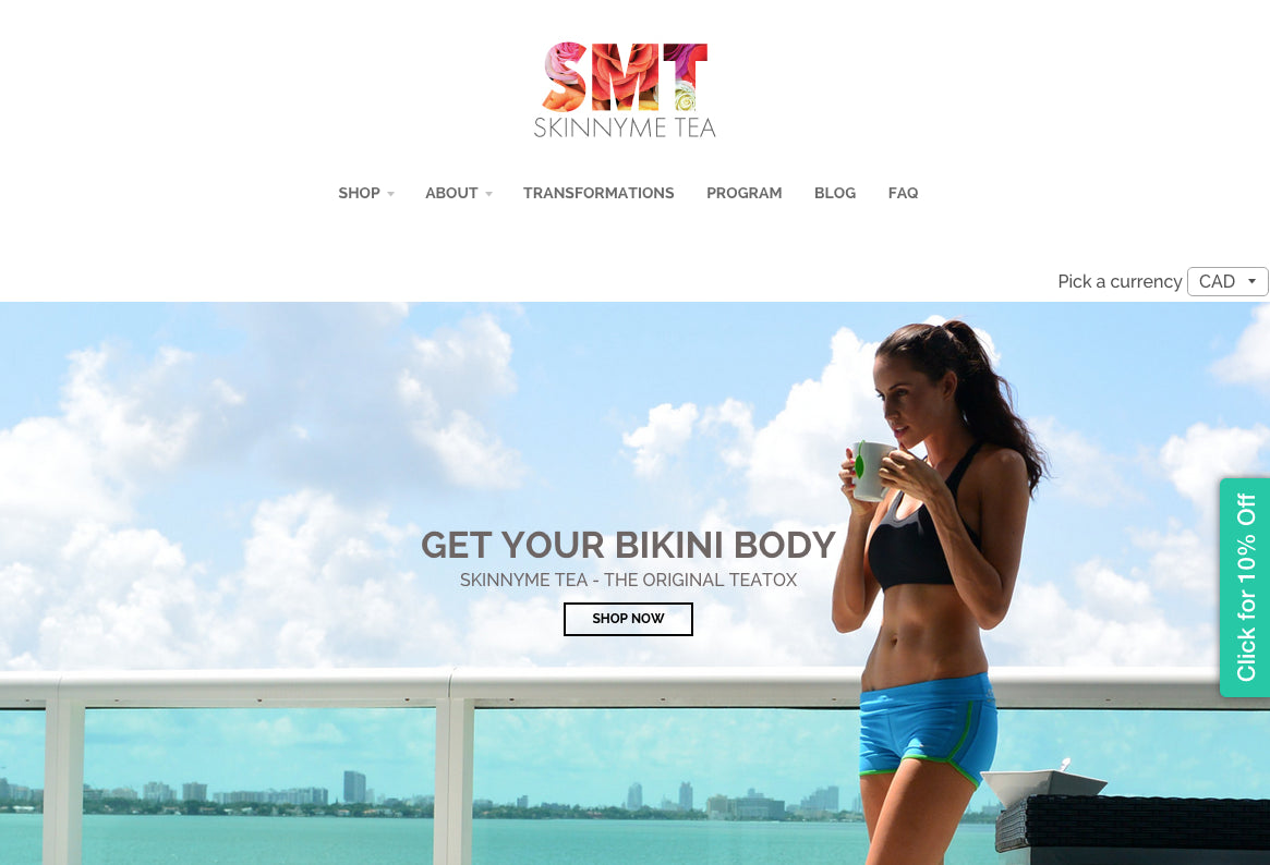 skinnymetea ecommerce