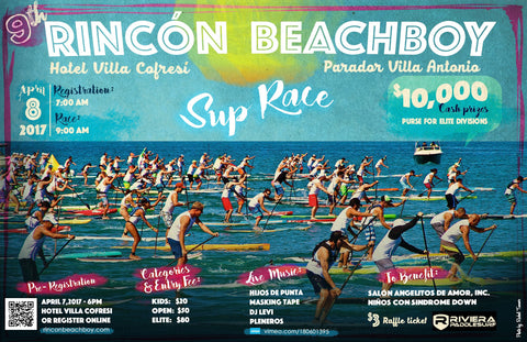 rincon beachboy SUP race paddle board contest