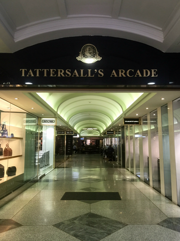 Heritage Listed Tattersalls Arcade Brisbane