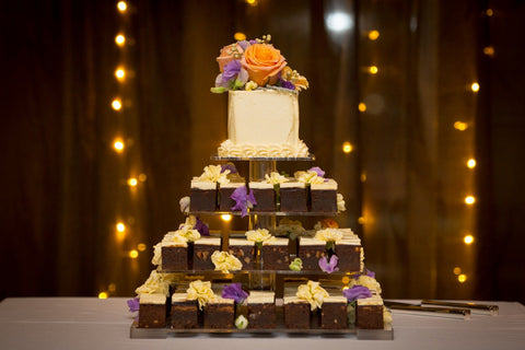 Dello Mano Luxury Brownie Wedding Cake