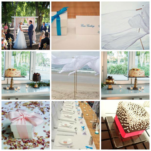 Dello Mano Wedding Cake Collage 2