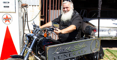 Kerry Walton. Owner of 'Last Ride Funerals'
