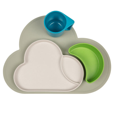  Eco Cloud Dining Set & Placemat Bundle - Blue/Green