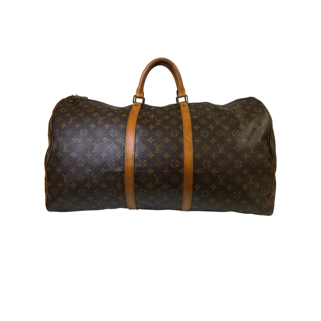 Louis Vuitton-Louis Vuitton Keepall 60 Monogram Canvas-Travel bag-Etoile Luxury Vintage