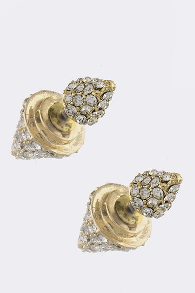 Crystal Spike Double Sided Earrings Jewel Candy