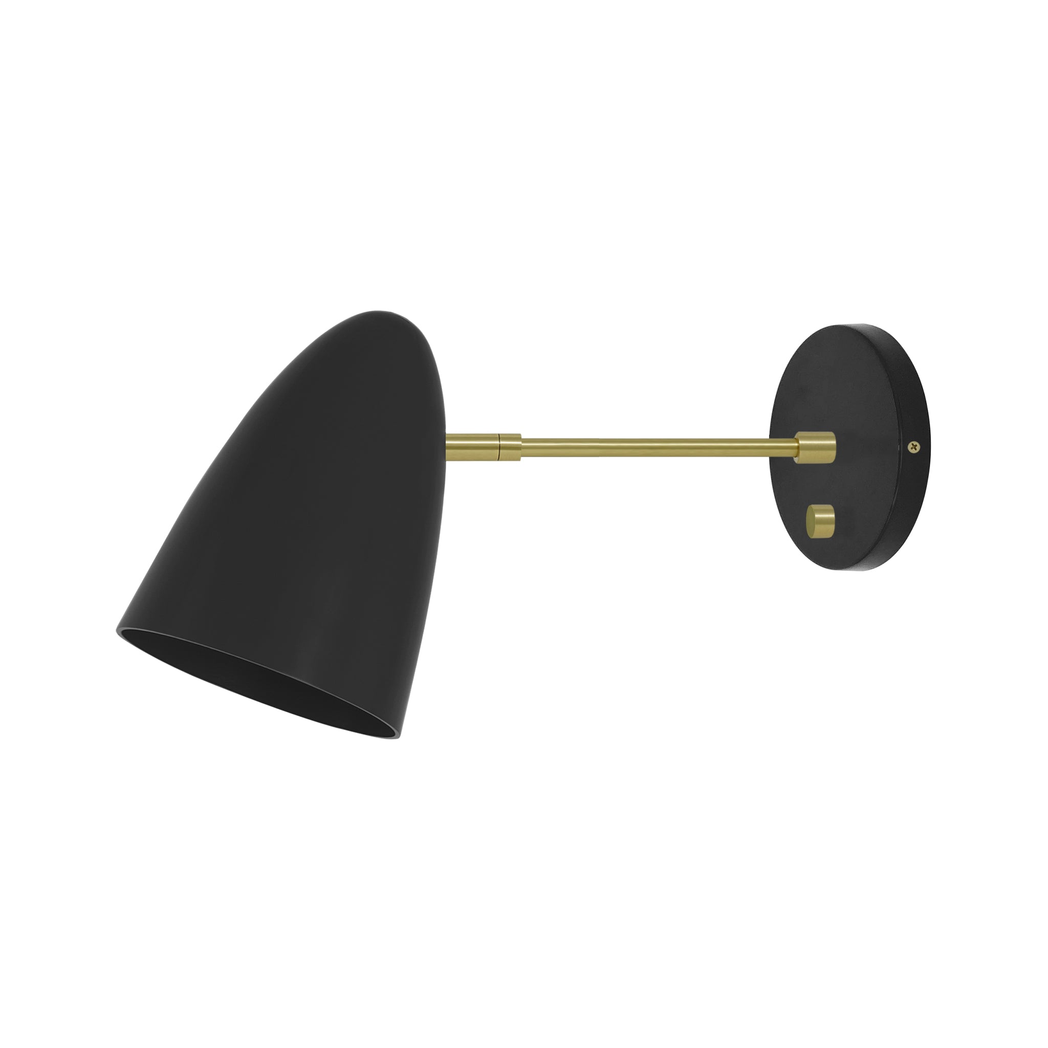 brown and black sconce