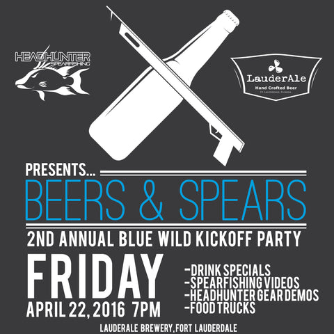 headhunter beers and spears party