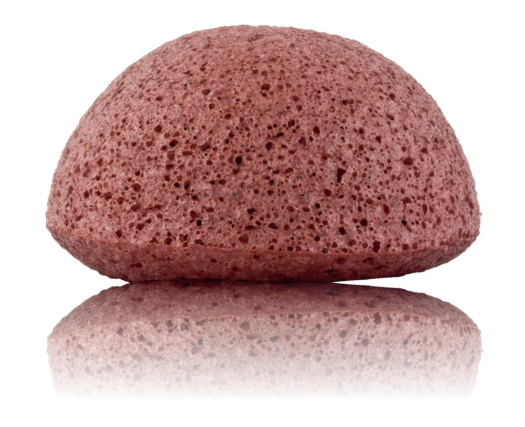 Konjac Facial Sponge - French Red Clay White Apothecary