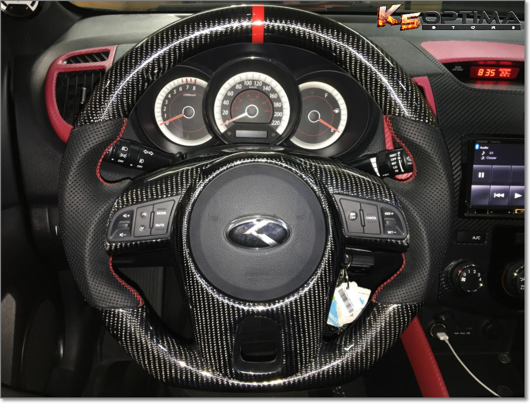 2010 2016 Kia Forte Carbon Fiber Steering Wheel