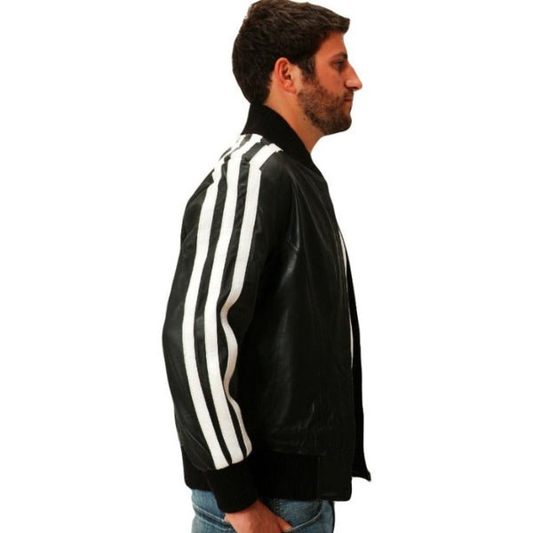 mens black track jacket