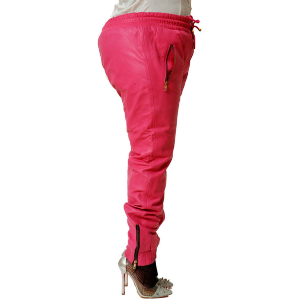 red joggers womens