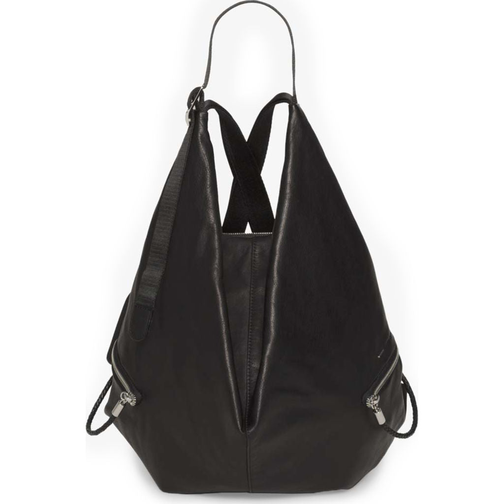 Cote&Ciel Ganges Small Alias Cowhide Leather Backpack | Agate Black