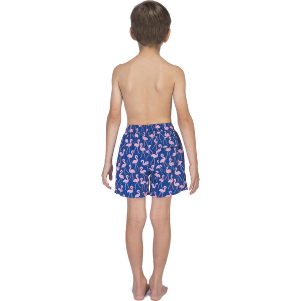 boys flamingo swim trunks