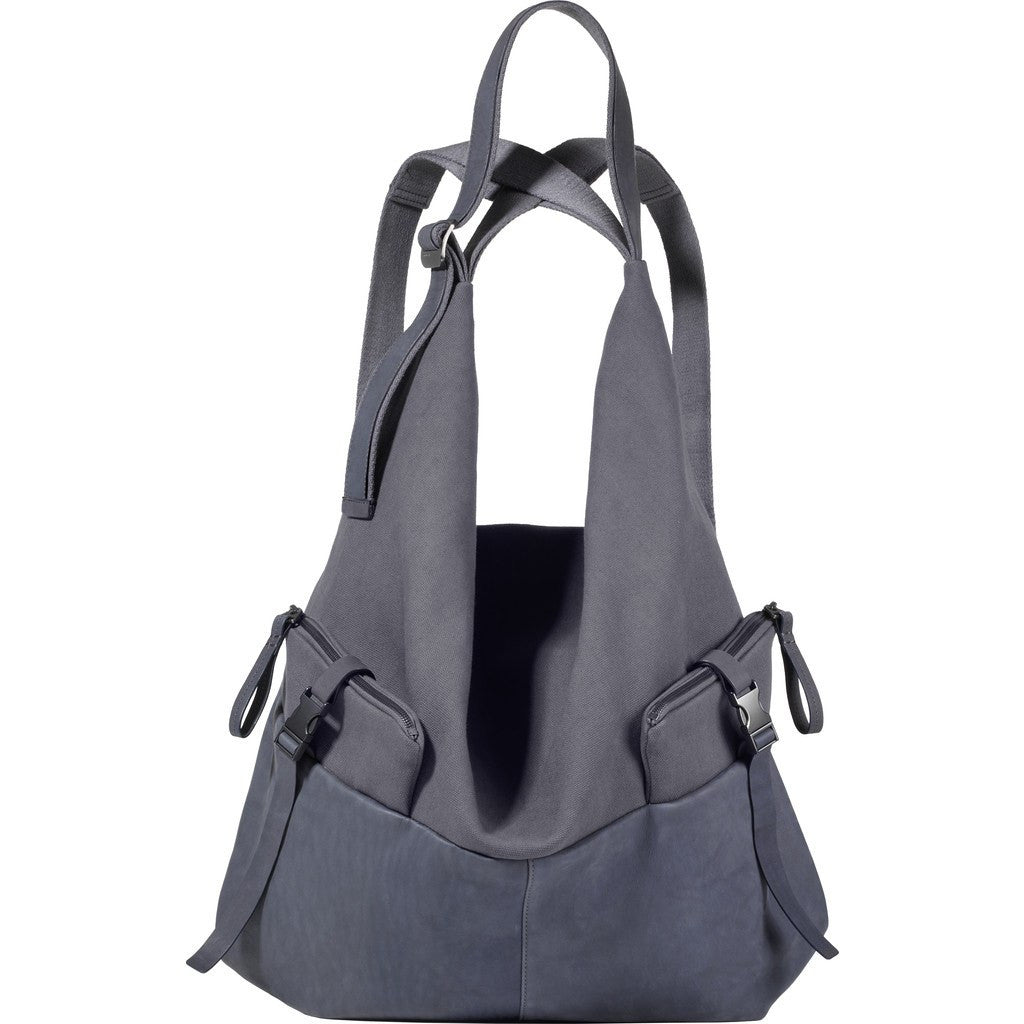 Cote&Ciel Ganges Medium Alias Cowhide Leather Backpack | Graphite Grey