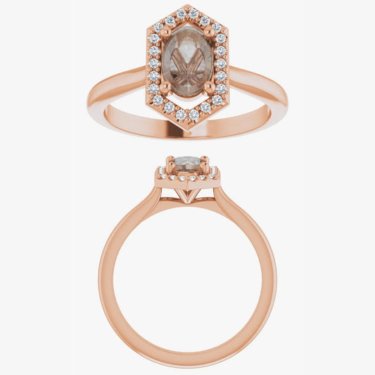 Etta Setting - Midwinter Co. Alternative Bridal Rings and Modern Fine Jewelry