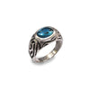 Oval Setting with Carved Band