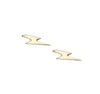 14K Gold Lighting Bolt Studs