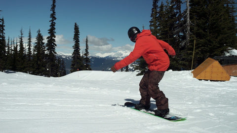 Rotation On A Snowboard