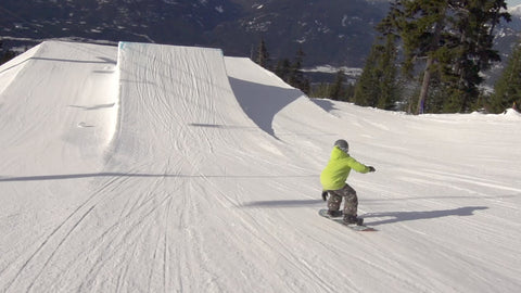 Hitting Bigger Jumps On A Snowboard