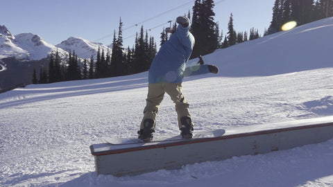 Exiting a backside 50-50 180 out