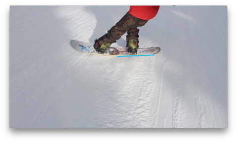 Buttering On A Snowboard