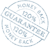 120% money back guarantee