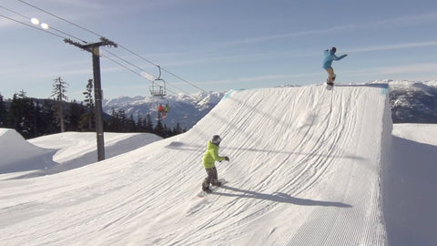 Hitting Bigger Jumps On A Snowboard