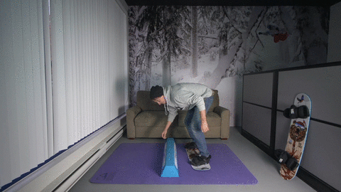 Unbalanced Snowboard Position