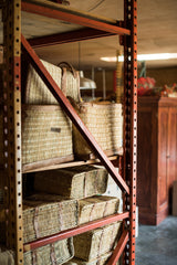 Baskets on the shelves