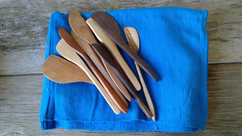 Wooden spatulas