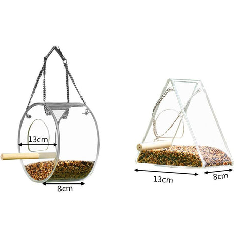 Anti spill bird feeder