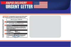 Custom printing of 9 x 12 express envelope example  