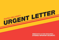 6 x 9 rapid delivery urgent letter envelope example 