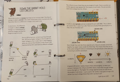 Explanation on how circuits work with “Love to Code” book