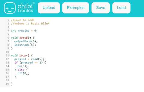 Chibitronics Coding Editor