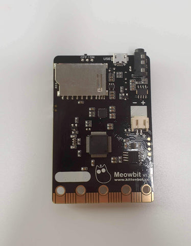 Product shot of meowbit board's back