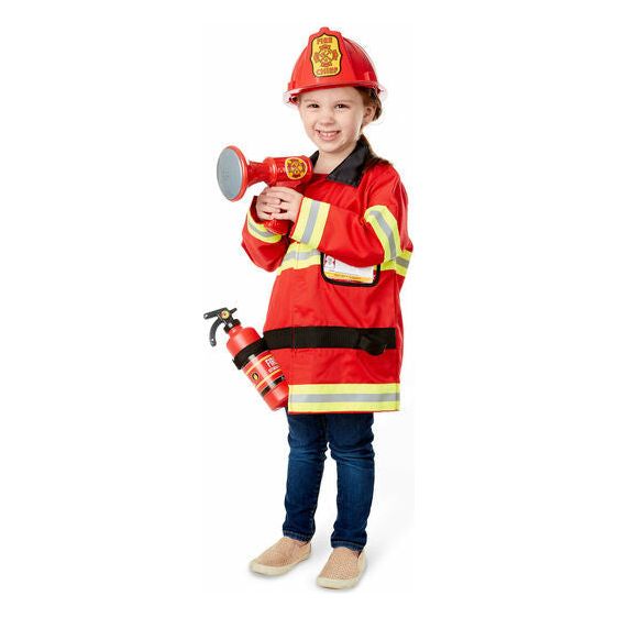 fire chief role play costume set