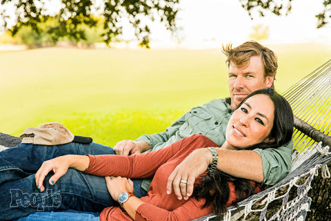 Joanna and Chip Gaines Wearing Throne Watches