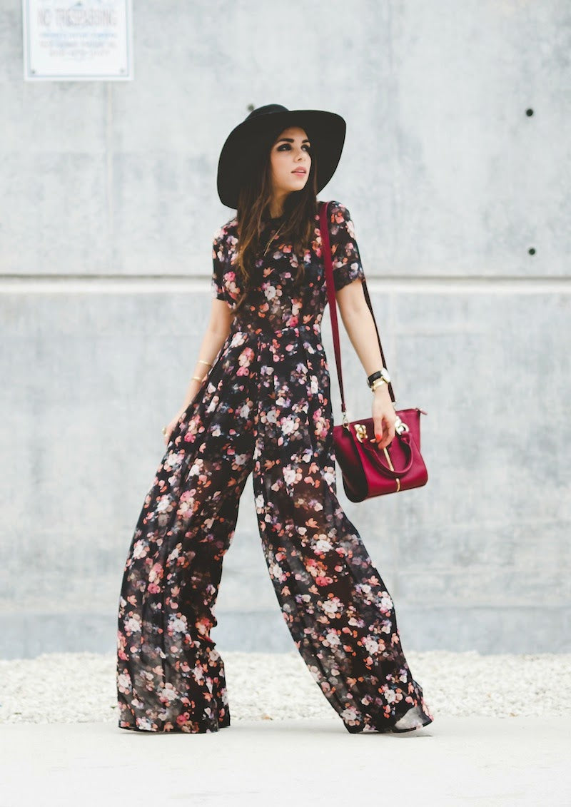 THE FLORAL JUMPSUIT...