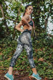 Taro Leaf | Lehua Cross-Strap Sports bra