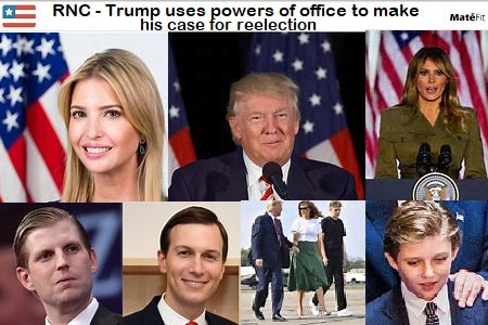 News RNC Night 2 Trump uses powers of office to make his case for reelection