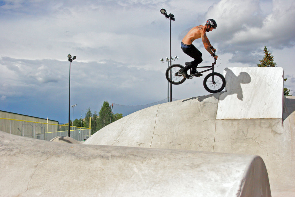 Nic Bonner Nose Press at Gunnison Park. Photo Credit: Tammy McCarley