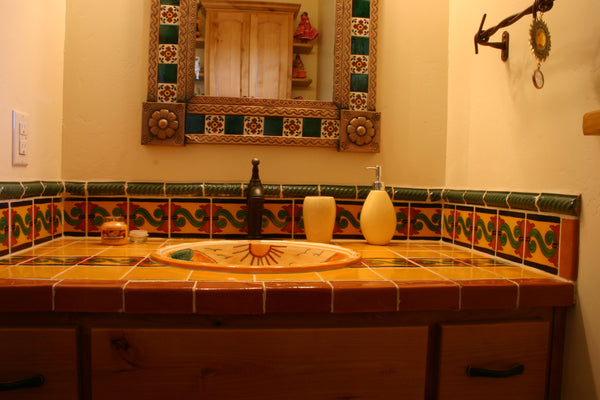mexican tile designs bathroom talavera tile 